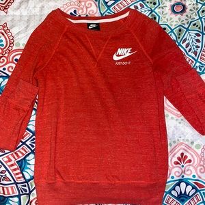 Red Nike long sleeve